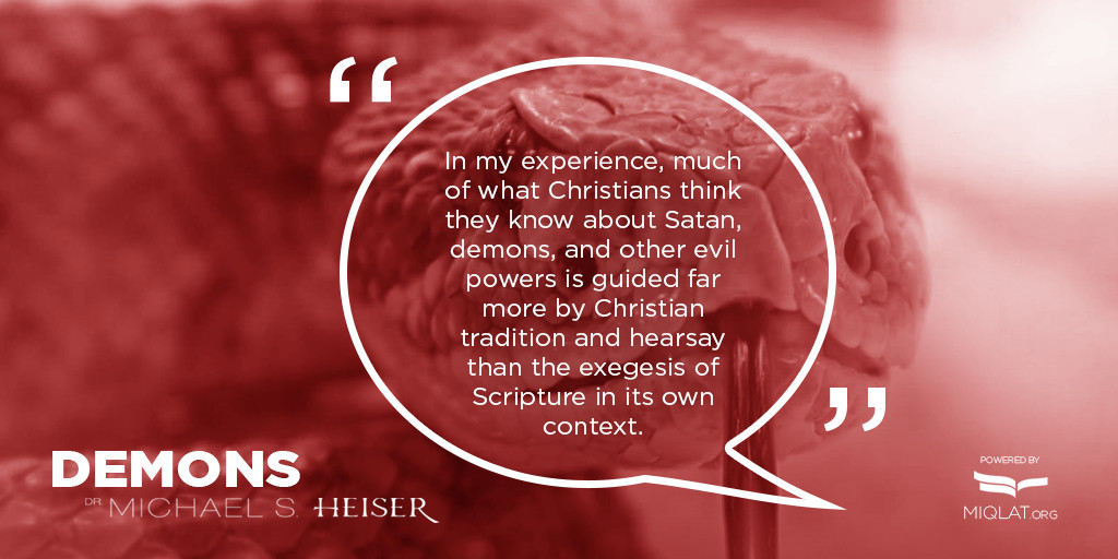 DRMSHPhD's tweet photo. The powers of darkness have captured the attention of millions of people, Christian or not, for millennia. Unfortunately, a considerable amount of misunderstanding and outright misinformation has accrued to the discussion, even within the church.

#Demons
https://t.co/X2bSy4ouTI https://t.co/5TQ5dNGEo7