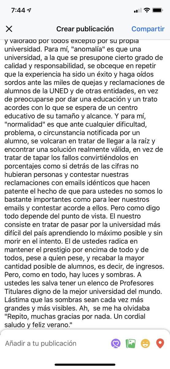 afectadosavex1's tweet photo. Una de nuestras compañeras afectadas por el FALLO DE AvEx nos pide la publicación de su respuesta a los e-mail’s del sistema de evaluación de Uned en línea: os agradecemos compartáis nuestras publicación y darle me gusta a nuestra página. https://t.co/I6d4YASIBG
