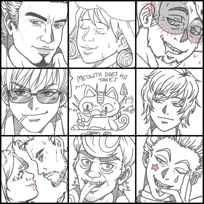 hooo,, i feel over the years i've been better at using different angles, but i still have room for improvement ✨
also i rarely colour because often things just look nice as line-art, but i still colour from time to time orz;;
also thanks meowth for being responsible
#faceyourart 