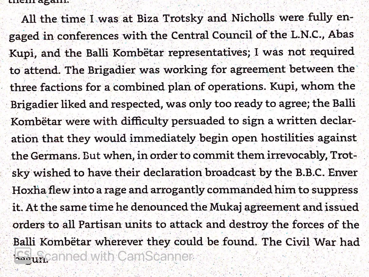 British tried to unite the LNC (Partisans) & National Front against the Axis. LNC denounced the agreement & destroyed the National Front, leaving their LNC as the sole resistance movement.