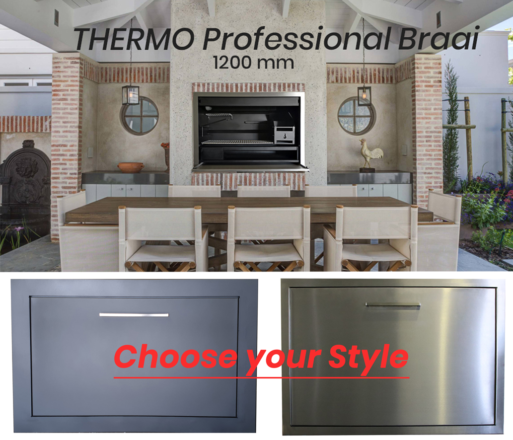 TFirescc's tweet photo. Hello Thermo Fans
We are pleased to announce a new addition to our range of braais.
Meet our Professional Built-in braai.
This braai has all the luxuries of our DeLuxe range, with the major difference being the slide-in door.
Standard available in 800mm, 1000mm &amp; 1200mm https://t.co/FN3BnXfydA