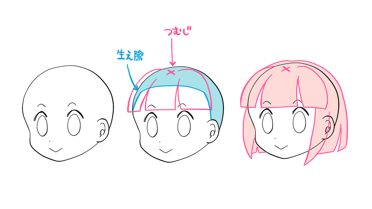 お絵かき図鑑 A Twitter キャライラストを描くとき 髪がうまく描けると全体がまとまって見えます この記事では基本的な髪の描き方 髪の動きでキャラクターの個性を表現する方法 Clip Studio Paint クリスタ で陰影をつけて塗る具体的なステップを紹介します