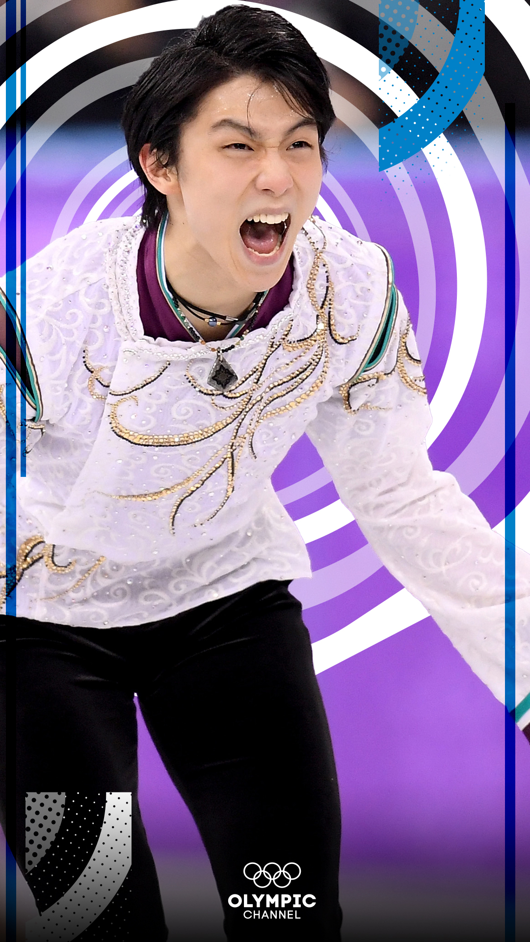 オリンピック Wallpaper Wednesday 今週の壁紙は オリンピック2連覇のスーパースター 羽生結弦選手の美しいグラフィックで決まり T Co Q4icfzwm9b Twitter