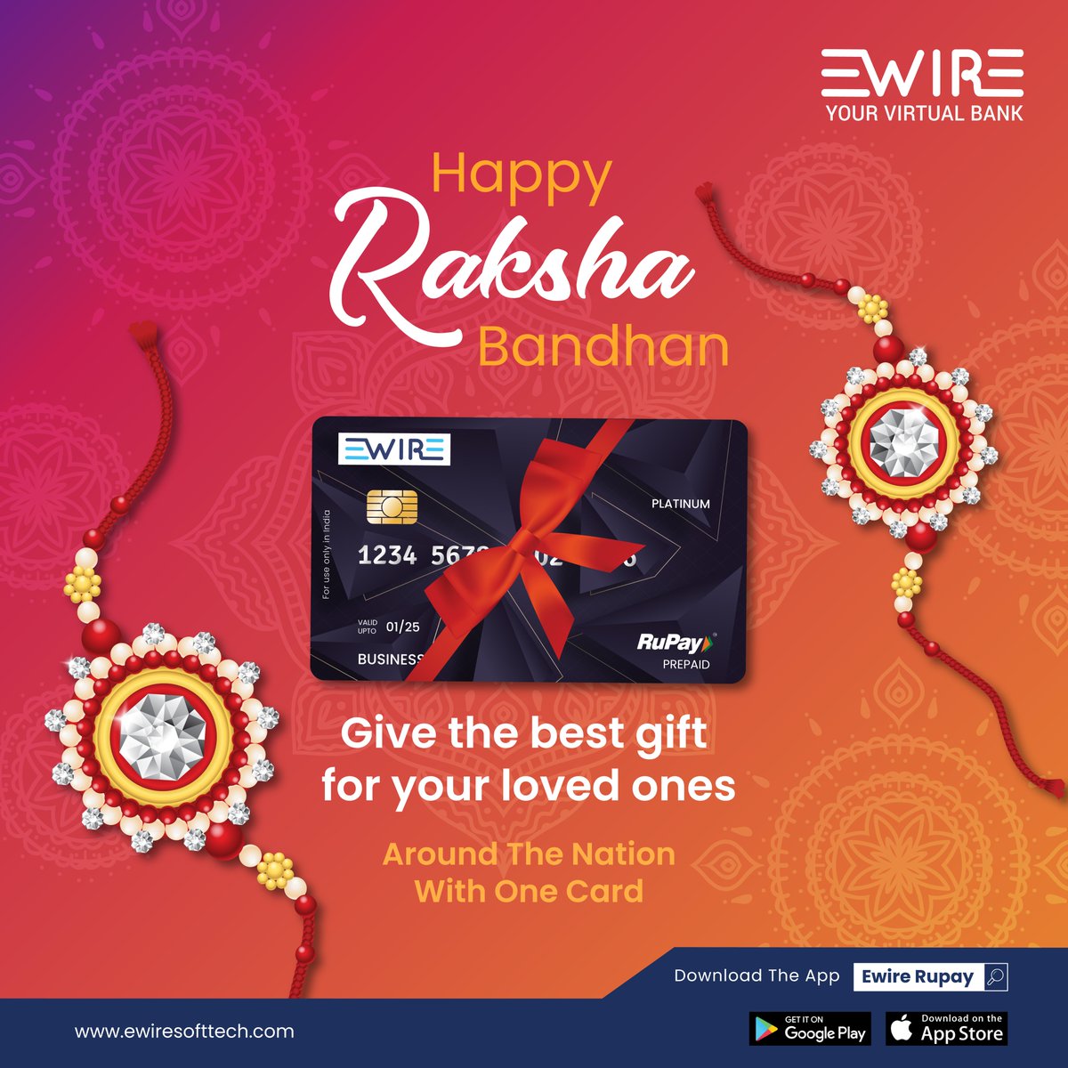 ewire_softtech's tweet photo. Happy Raksha Bandhan...from Ewire #staysafee #stayhome #stayhealthy #stayhomestaysafe #rakshabandhan #rakshabandhan2020 #rakshabandhanspecial #rakshabandhangifts #giftsforher #gifting #giftcard #happyrakshabandhan #happyrakhi #rakhi #rakhispecial #rakhigifts #rakhi2020 #Rakhi https://t.co/lBgS6ua9TI