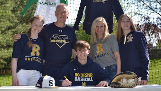 Council Rock South's Luke Gregory will continue his baseball career at Rochester University. <a href="/CRSbaseball/">CR South Baseball</a> <a href="/CRSsports/">CRSouth Sports</a> @baseballRU <a href="/UofRathletics/">University of Rochester Athletics</a> <a href="/lgregs29/">Luke Gregory</a> 
suburbanonesports.com/college-signin…