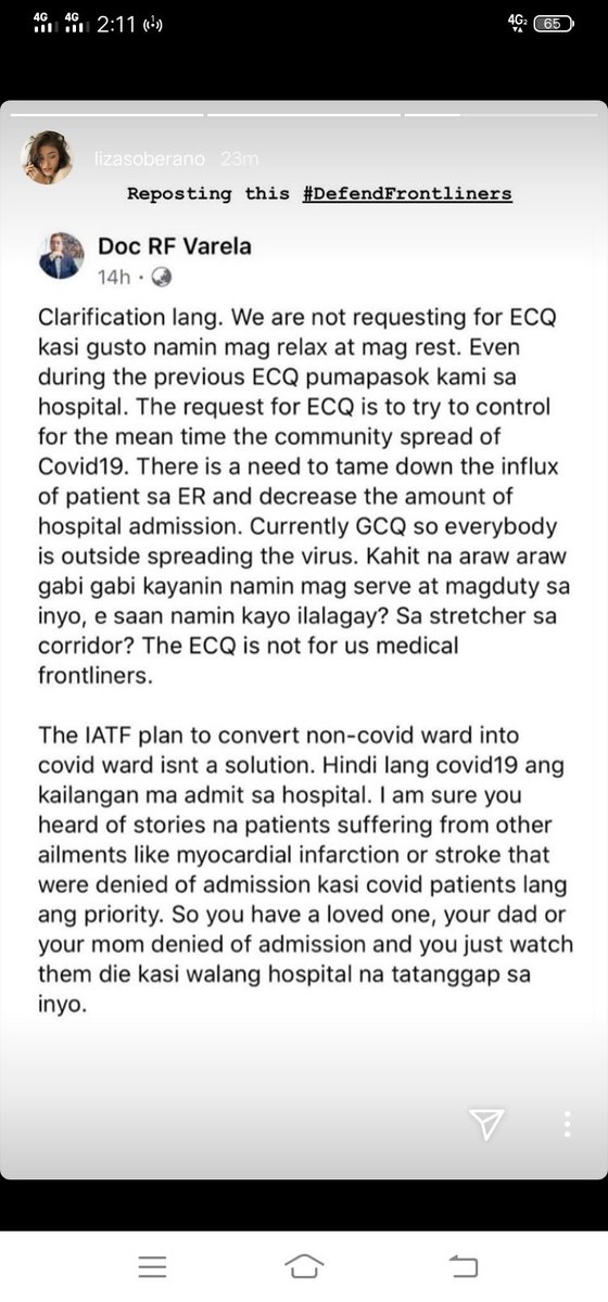 BabieKyungSoo12's tweet image. Let&apos;s PROTECT our health care workers

#DefendFrontliners
#VoluntaryECQ