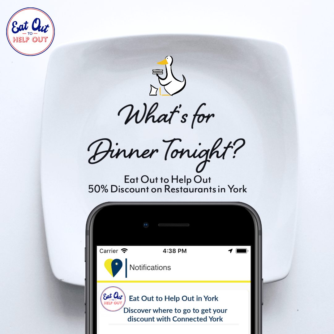 good_tasteclub's tweet photo. 🍽 Eat Out to Help Out in York 🍽 Want to know where to go in York to #EatOutToHelpOut then check out the free Connected York app - we’ve made it easy for you to find out where to eat with an exclusive category. Take a look and see if your fav restaurant in #york is taking part. https://t.co/XTA60VM7os