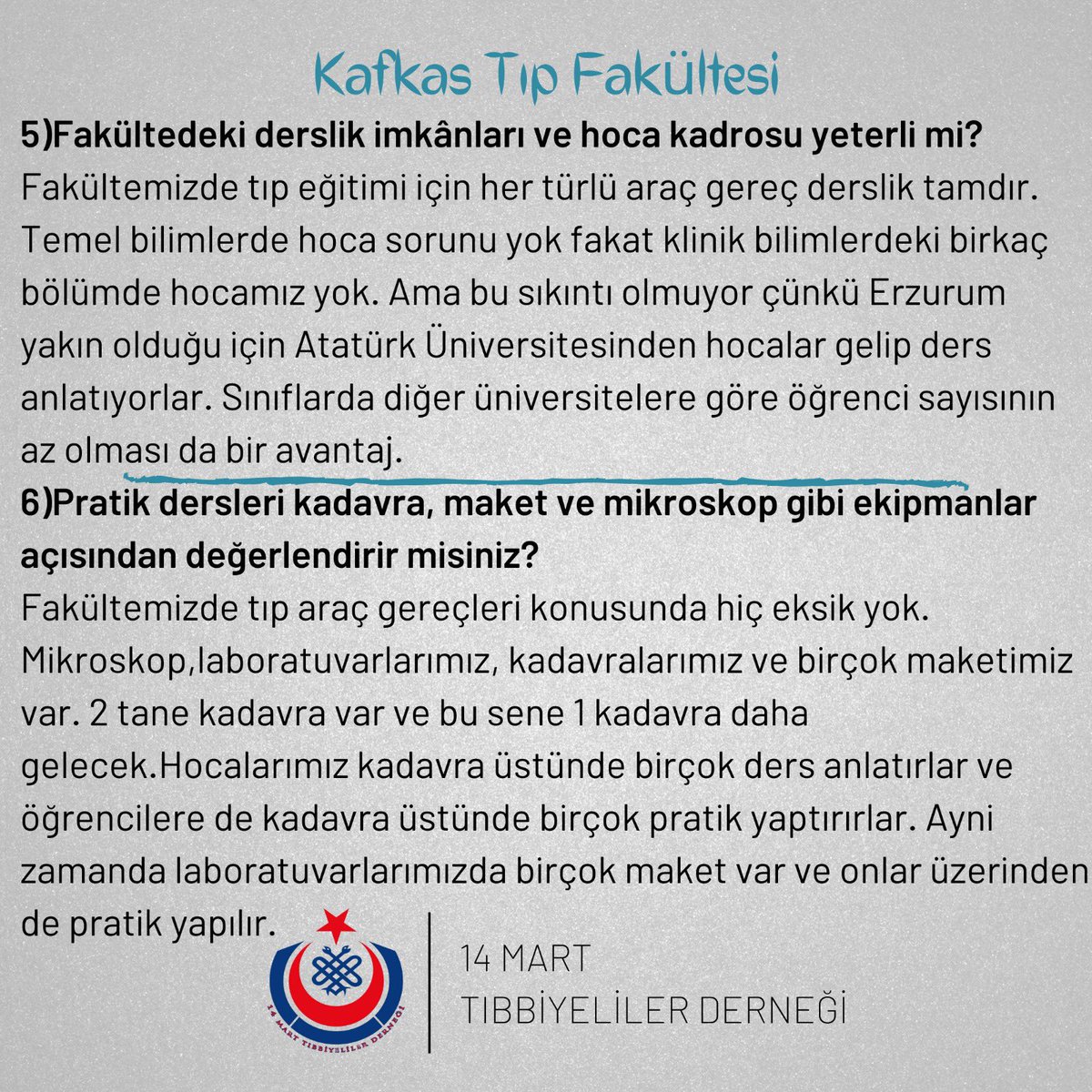Sırada Kafkas Tıp Fakültesi var
#osym 
#osym2020 
#yks2020 
#tercih2020 
#tıptercihi