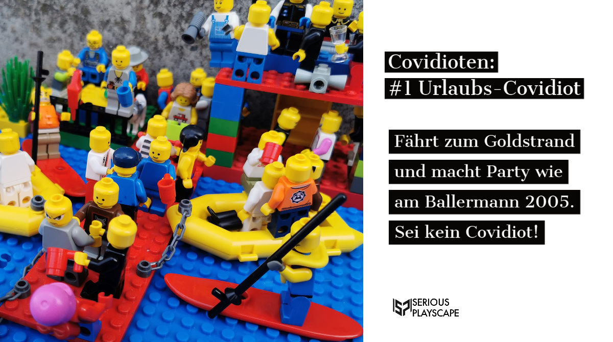 Sei kein Urlaubs-#covidiot: Als selbständiger kenne ich Urlaub eh nur vom Hörensagen. Da löst dieser O-Ton Unverständnis aus: Ich hab bewusst den Urlaub in der Türkei gebucht. Mein Arbeitgeber gibt mir dann drei Tage extra Quarantäne-Urlaub bis die Testergebnisse da sind. #lego