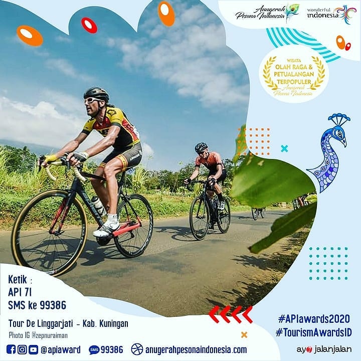 pariwisatakng's tweet image. .
• • • • • •
Kabupaten Kuningan

VOTE : TOUR DE LINGGARJATI

📣Jangan lupa FOLLOW @APIaward &amp;amp; 
Dukung dengan LIKE 👍 daerah pariwisata favoritmu disini..

Ajak juga keluarga dan temanmu via share or tag dan komen 🤳

Postingan : @apiaward

#PariwisataKuningan