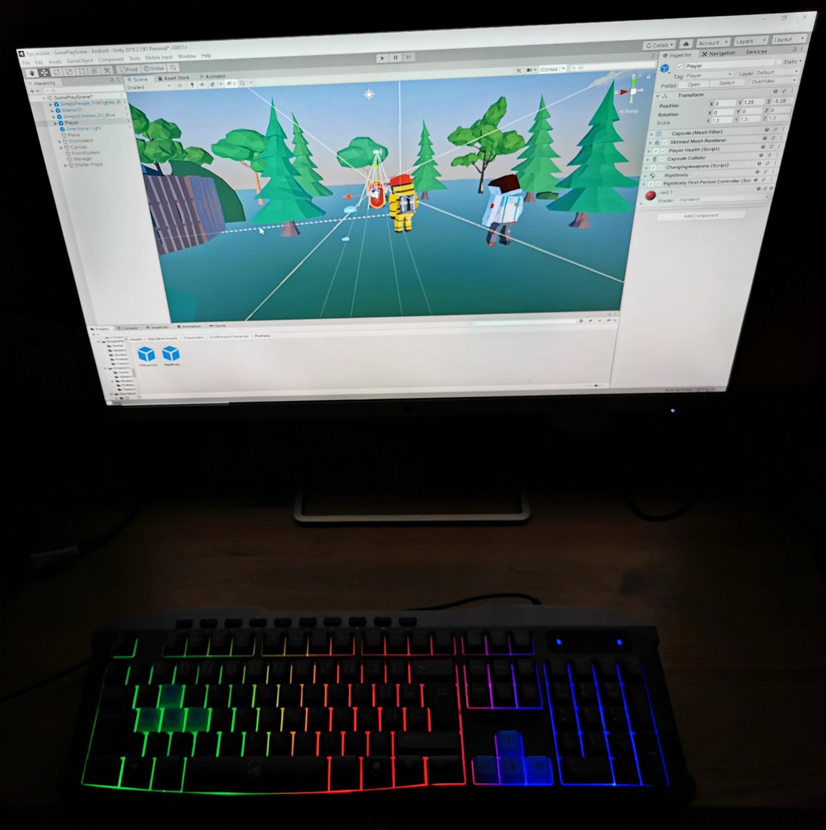 krnl_dev's tweet image. My pc
.
#unitygames #unity #unitygameengine #unity2d #unity3d #gamedevelopers #gamedevlife #gamedeveloper #madewithunity3d #madewithunity #blender3d #sologamedeveloper #unity #unitygames
#blender