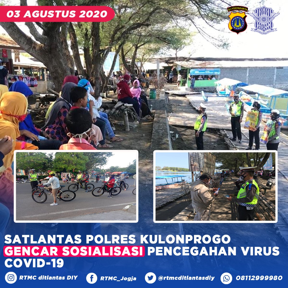 Satlantas Polres Kulonprogo Gencar Sosialisasi Pencegahan Virus Covid-19

ditlantasdiy.info/2020/08/03/sat…

<a href="/NTMCLantasPolri/">KorlantasPolri.Ntmc</a> <a href="/PoldaJogja/">Polda D.I. Yogyakarta</a>