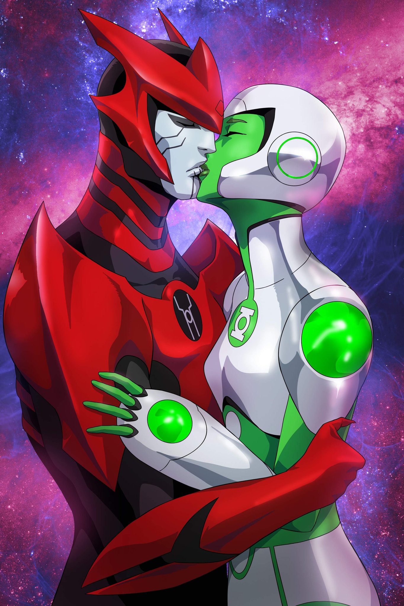 Samuel Deats 🌕 on Twitter: "My wife @ricechrstytreet has been asking me to  draw Razer and Aya from Green Lantern: The Animated Series for a long time,  so I finally did today