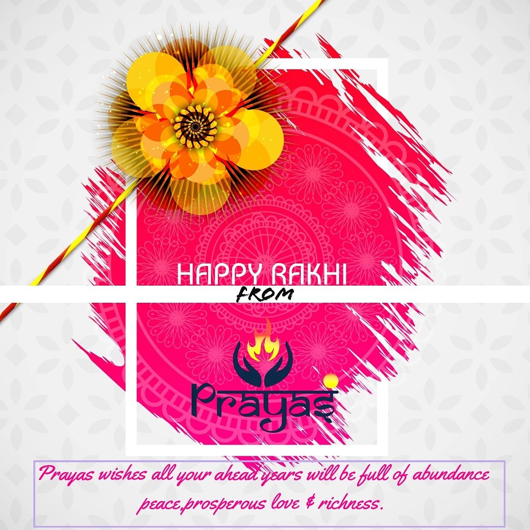 prayasm_trust's tweet photo. Happy RAKHI to everyone from PRAYASm.
Rakshabandhan is not just about
Rakhi, mithai & gift . It's also about unique bond between a brother & a sister.
#PRAYASm
#rakshabandhan
#brotherandsister https://t.co/eNen8a4lWt