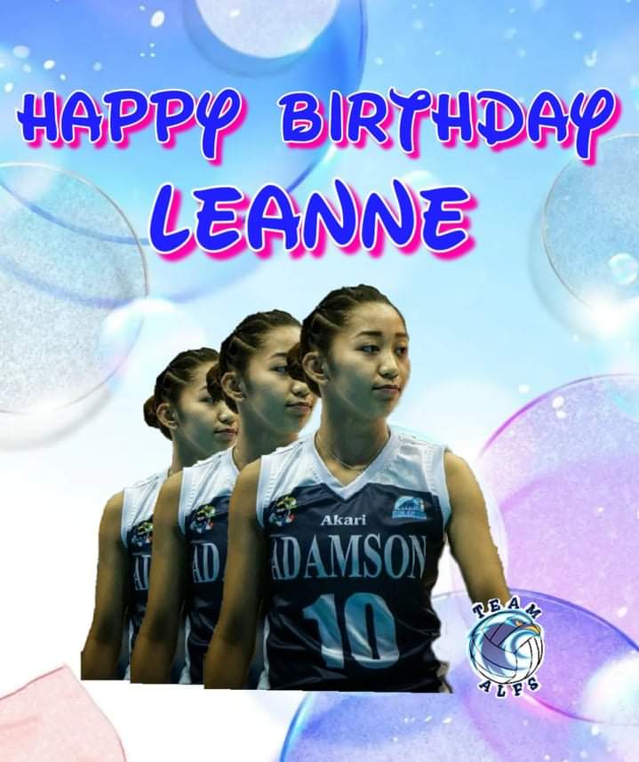 Team_ALFs's tweet photo. Happy birthday to our not so tall but amazing Middle Blocker, @leaannperez !🎂🎉
Wishing u all the happiness in life, good health for u and ur family and successful career. 

Love, Team ALFs https://t.co/UgJt6sTZ6d