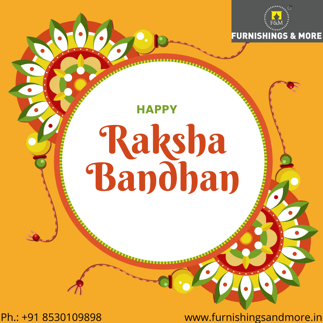 FurnishingsM's tweet photo. HAPPY RAKSHABANDHAN...!!!
Sharing the smiles, laughter, and love, and celebrating the beautiful bond between brother and sister....

📞 : +91 8530109898, 8530119898 
🌐 : https://t.co/2OoYCkSZBY
📧 : furnishingsnmore@gmail.com

#rakshabandhan #rakshabandhan2020 #HappyRaksha https://t.co/XdxJjxtmdV