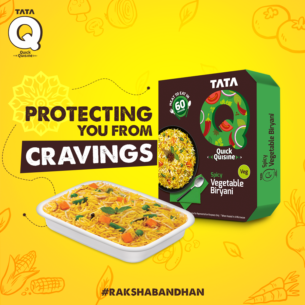 TataQIndia's tweet photo. Happy Raksha Bandhan!
•
•
•
#HeatToEat #60Seconds #HeatToEatIn60Seconds #TataSmartFoodz #TataQ #QuickQuisine #GreatTastein60Seconds #OpenHeatEat #ReadyToEat #Cravings #Foodstagram #Foodgasm #Instafood https://t.co/RcsGWbnhrU