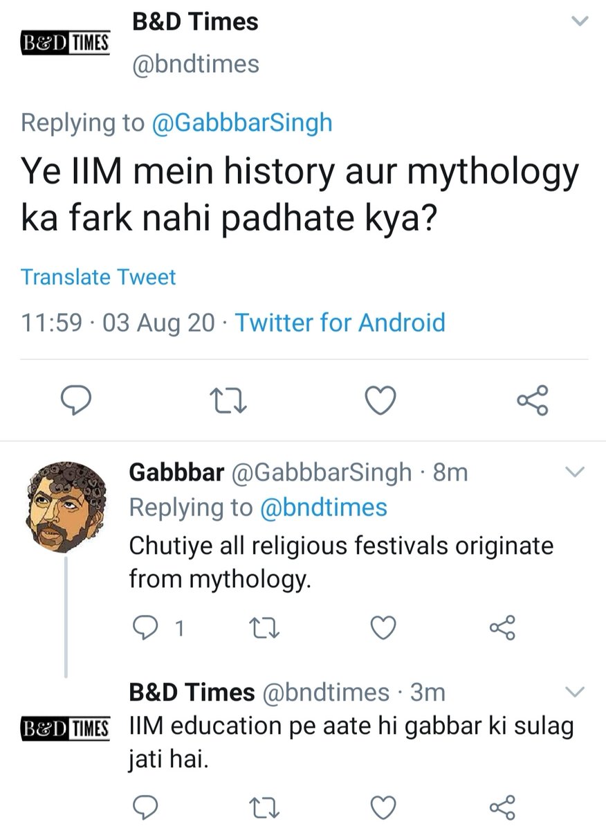 bndtimes's tweet photo. Action Vs Reaction 

Ft. @GabbbarSingh https://t.co/JvPkRKkAGD