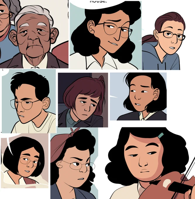 16 days until Displacement comes out! 

I let today get away from me, but here's a #faceyourart edition with faces from the book!

Preorder Displacement here! https://t.co/goFCsQYmGo 