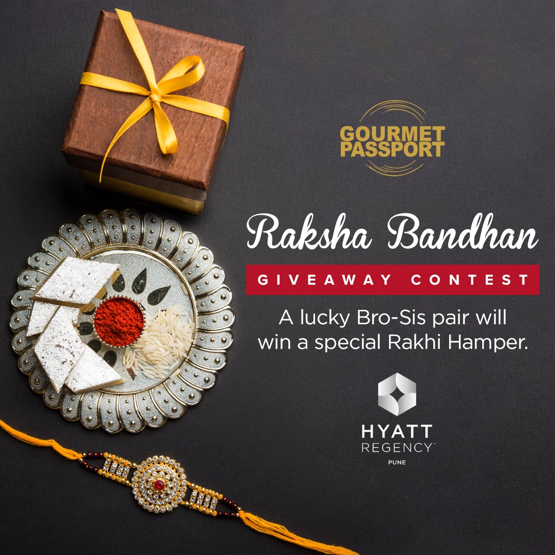 #ContestAlert #Pune
Hello Punekars, win a Rakhi hamper from Hyatt Regency Pune. Follow <a href="/HyattRegencyPNQ/">Hyatt Regency Pune Hotel & Residences</a> and tag your sibling in comments to tell us: 
Food that personifies her/him 
Also, get 10% off on their rakhi menu. Call+91 9158893843 to order.
Contest for Pune Residents only