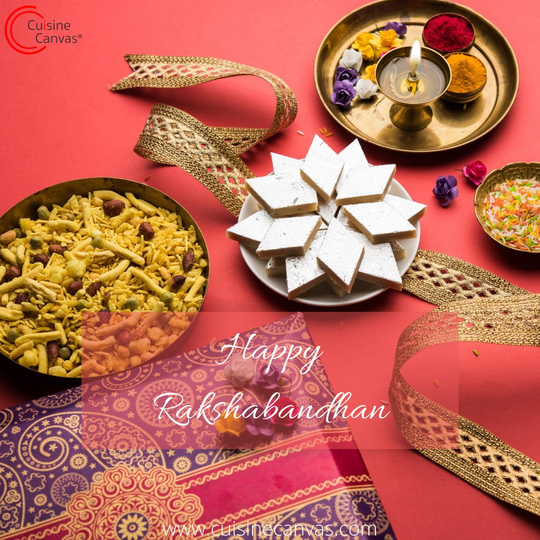 cuisinecanvas's tweet photo. Happy Rakshabandhan! Rakhi in the time of Covid-19. #Stayhomestaysafe #doitforyourlovedones #wearamask https://t.co/fr3tAxywPz