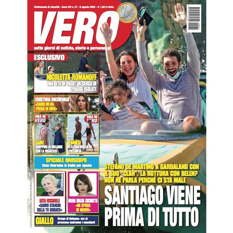 In #edicola #VeroSettimanale con #stefanodemartino,  #NicolettaRomanoff, #CristinaIncorvaia , #CarlosSainzJr. #KatiaRicciarelli, #MariaGraziaCucinotta …e molto altro 😎😎😎 - #Gossip #Vip #Televisione #Spettacolo #preview #magazine #cover #anteprima #primapagina