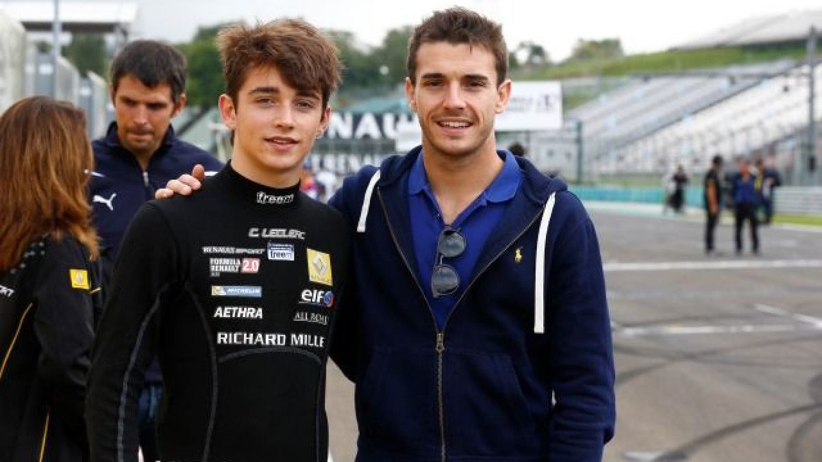 F1_ds16's tweet photo. Today would've been Jules Bianchi's 31st Birthday. We miss you Jules ❤️

Also love this photo of Jules &amp; Charles https://t.co/6lhfJGtJbu