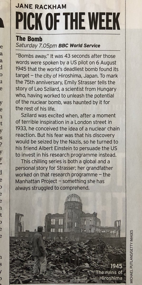 #thebomb podcast RadioTimes Pick of the Week <a href="/GlynTansley/">Glyn Tansley</a> <a href="/bbcworldservice/">BBC World Service</a>