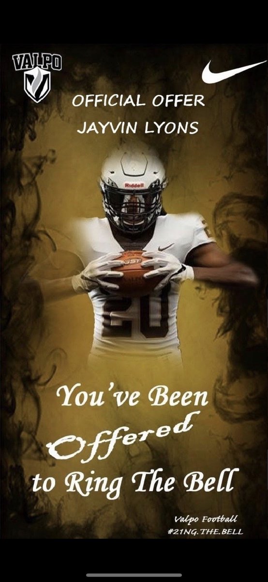 jayvinlyons's tweet image. Blessed to receive my first D1 offer!!! @valpoufootball @coachbustleb