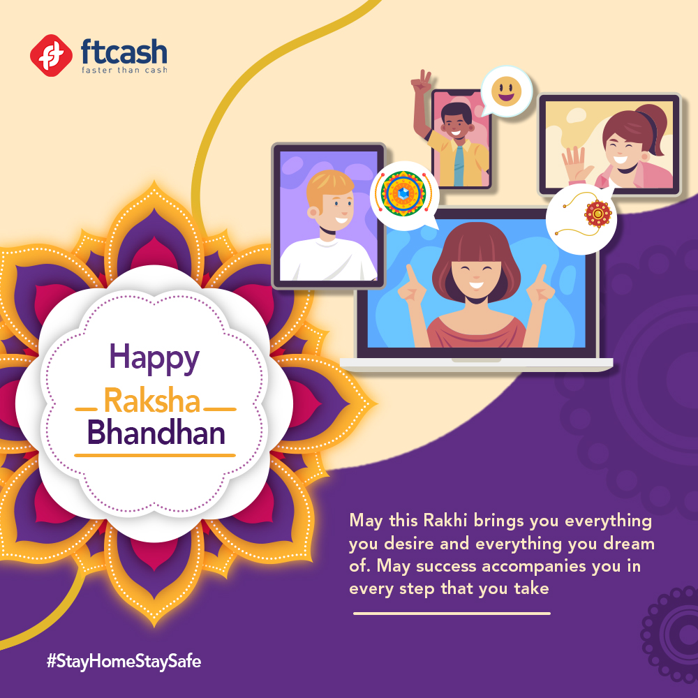May this Rakhi brings you everything you desire and everything you dream of. May success accompanies you in
every step that you take!

#rakshabandhan #rakhi #gifts #rakhicelebration