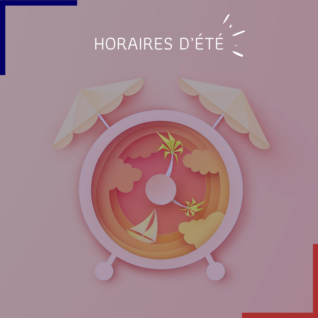 Les horaires du magasin changent en août ! 🌴⏰

Venez nous rendre visite à la boutique du mardi au samedi de 10:00 – 12:00 puis de 14:00 – 16:00