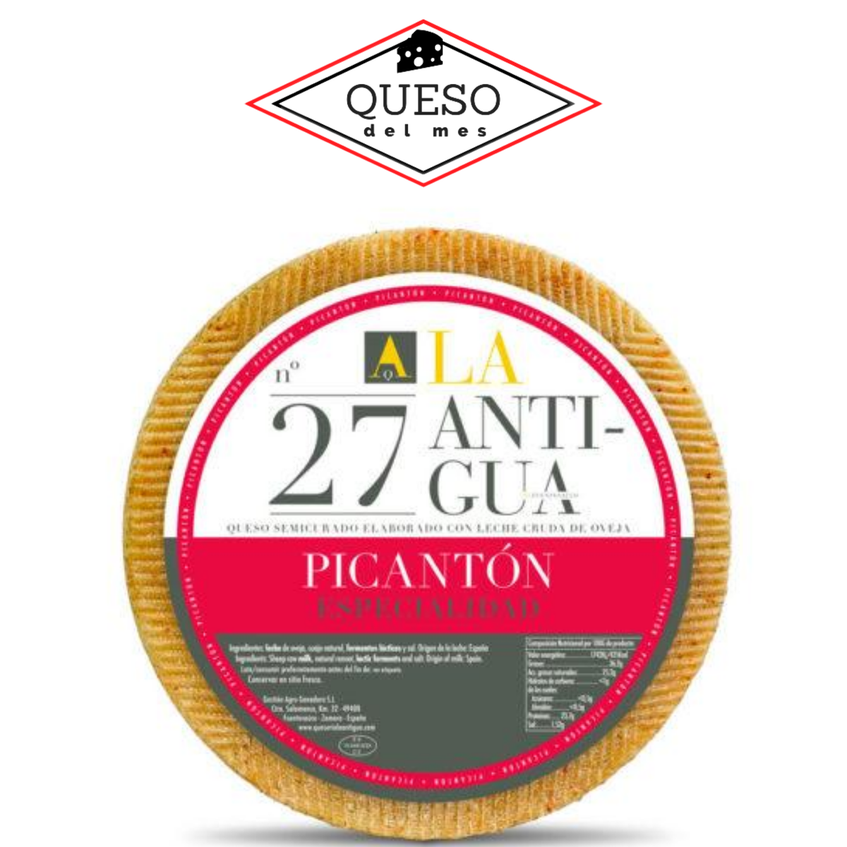 quesoslaantigua's tweet photo. Así de bien empezamos el mes... ¡Y la semana!
Queso de oveja picante, el nuevo queso del mes de @quesotecaes... ¿Lo has probado?
Viene con descuento, un 20% menos al utilizar el código PICANTON.
#Quesodeoveja #Quesodelmes #Quesopicante #Picanton
https://t.co/2TjNZBxgkD https://t.co/MmNyW4IQGd