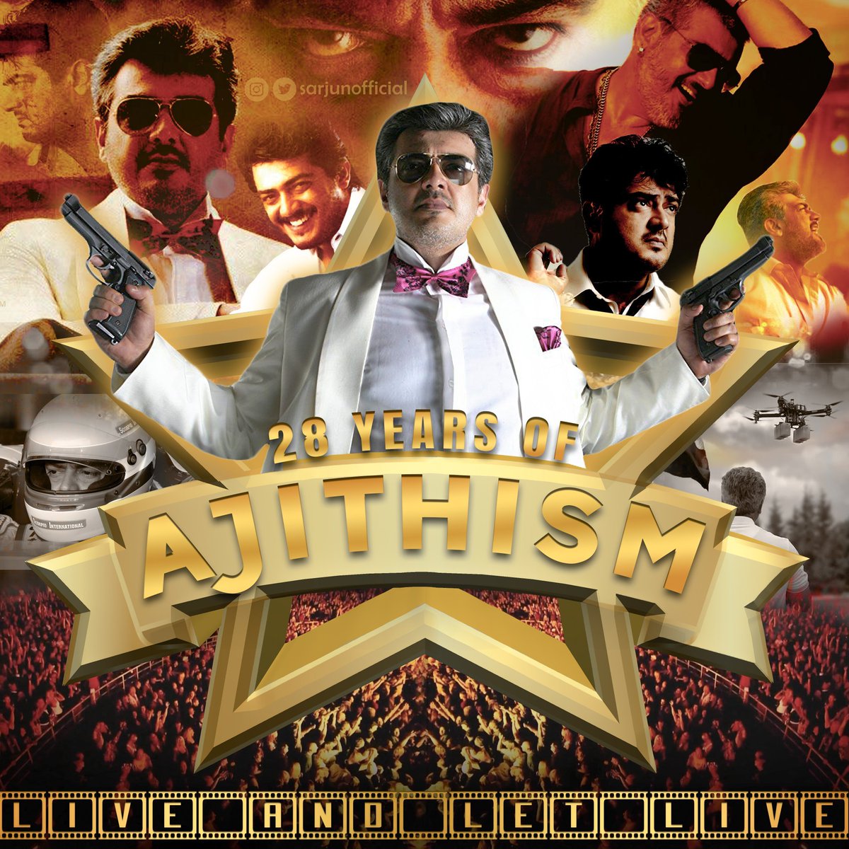ajithism_offl's tweet photo. Special DP Design By @sarjunofficial 

#28YrsOfSELFMADETHALAAjith | #Valimai https://t.co/cmVPfhlyFN