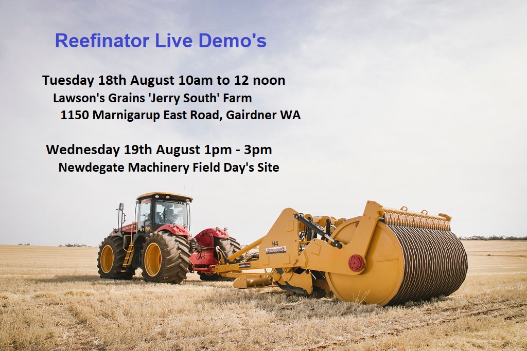 See the #Reefinator H4 in action Tuesday 18th August near Jerramungup
facebook.com/events/1170128…