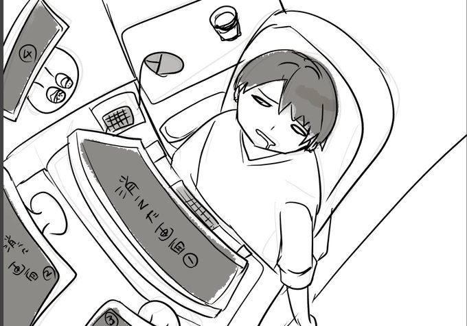 これは10分前に絵を描いてたらブレーカーが落ちて死んだ光鶴 