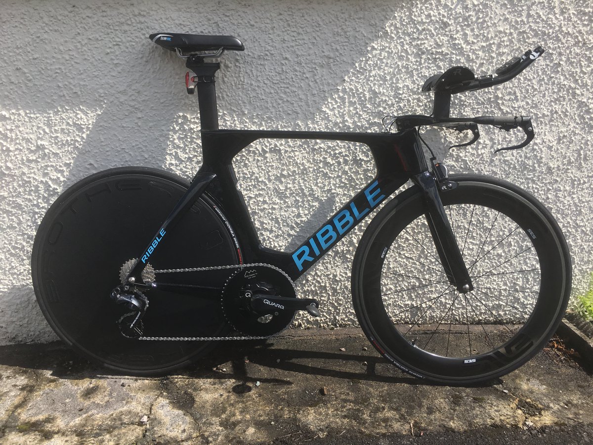 VeloUK's tweet image. This is one fast @RibbleCycles Time Trial bike powered by @jjzarchibald of @RibbleWeldtite - two races (both 50mile TTs) and two wins ...