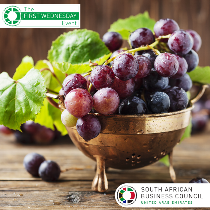 sabco_uae's tweet photo. SA vineyards are in trouble. Let's be #ProudlySouthAfrican and do our bit to support the industry. Our virtual grape tasting is days away! Don’t miss this unique event, hosted by our resident connoisseur, @danlikeswine.

RSVP on our event page: https://t.co/Yesmm2xZ5q https://t.co/nmrlHFWMM0