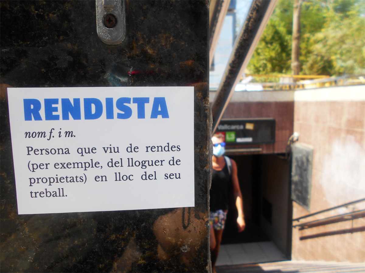 HabitatgeVKK's tweet photo. #Rendista s'ha de dir més!

#Vallcarca
#ForaEspeculadors
#FuckRendistes
#ForçaSindicat https://t.co/0xECd898ay
