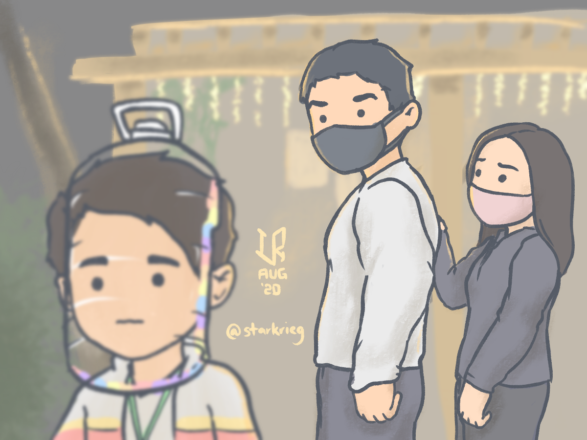 starkrieg's tweet image. Meme drawing ended up being sad😢 #HelloStrangerEP6