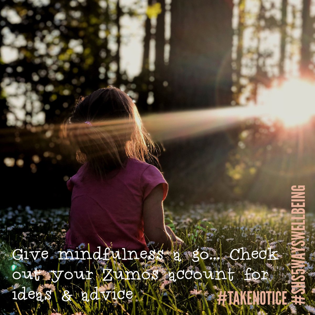 StroudHigh's tweet photo. As another week of the holidays begins and the sun is shining โ๏ธhave a go at some mindfulness #stroudhigh #zumos #TimeOut #everythingispossible https://t.co/W2FiXP6ZS7