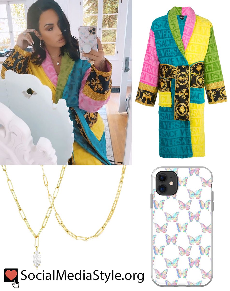 butterfly robe versace