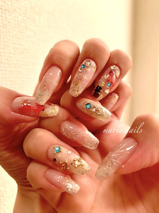 金魚ネイルのtwitterイラスト検索結果