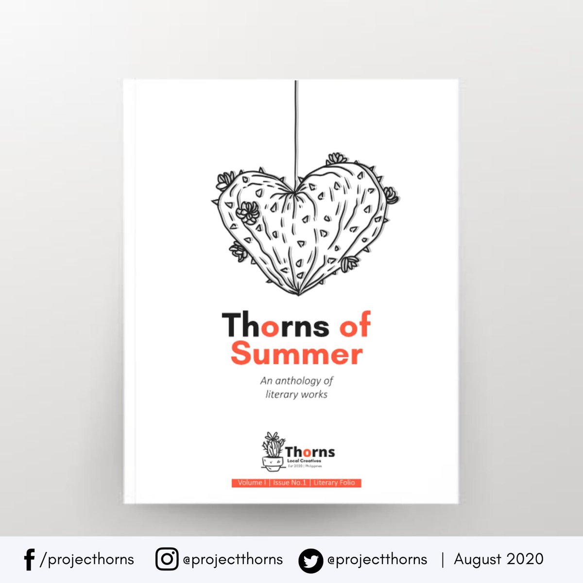 ProjectThorns's tweet photo. #ThornsofSummer, our digital literary folio, will be out on August 15, 2020.
secure a copy now: https://t.co/7IiNZ85r1d https://t.co/P1kzJ9pmeZ