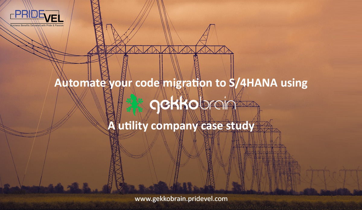 PrideVel's tweet photo. A case study https://t.co/bDYzmrTD77 shows how @Gekkobrain saved its customer hundreds of thousands of dollars with automated code migration to SAP HANA. @ASUG365 @SAPCommunity #HANA @SAPdevs https://t.co/MCmHBdEvMg