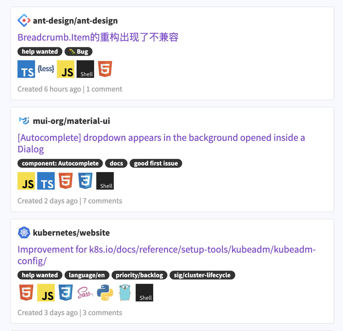 codetraceio's tweet photo. Looking for an open-source task?

CodeTrace now shows issues available for contribution.

https://t.co/FxT5FDlv08

#opensource #github #git https://t.co/hetuANlFRD