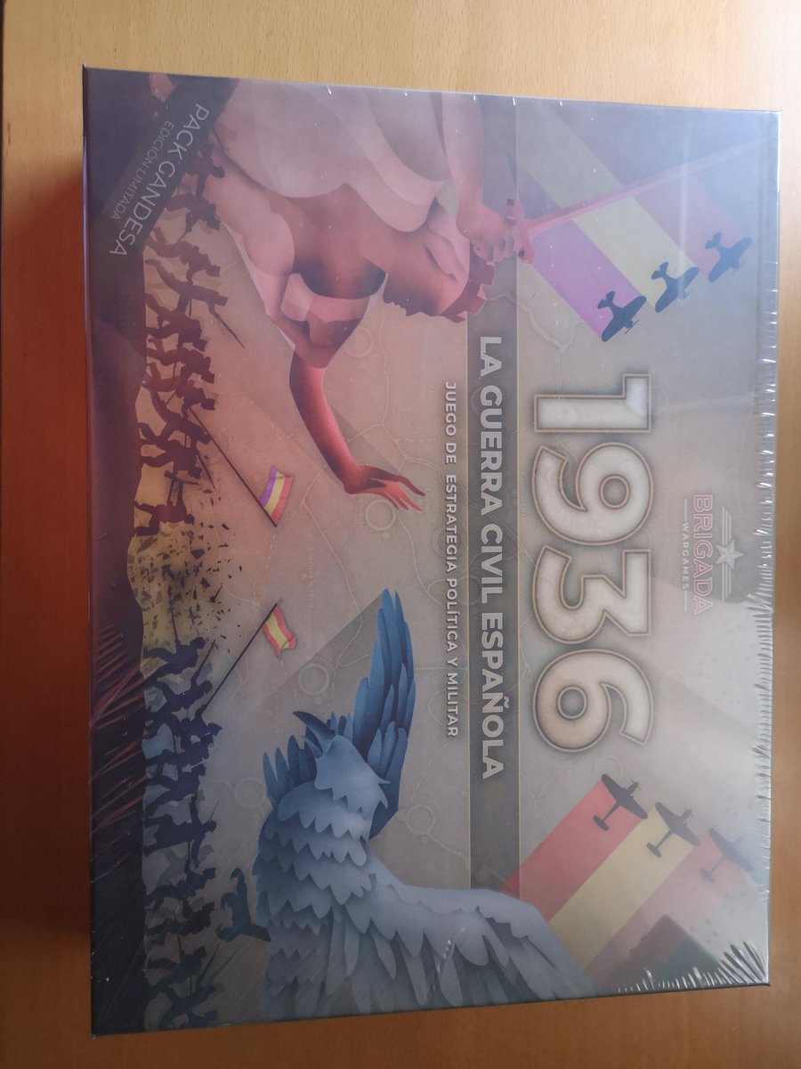 SergioMartin_93's tweet photo. Lo bueno se hace esperar. Un placer  haber participado en el crowfunding de #1936 de @BrigadaWargames. A disfrutarlo a tope!! https://t.co/5pdcGcO8a0