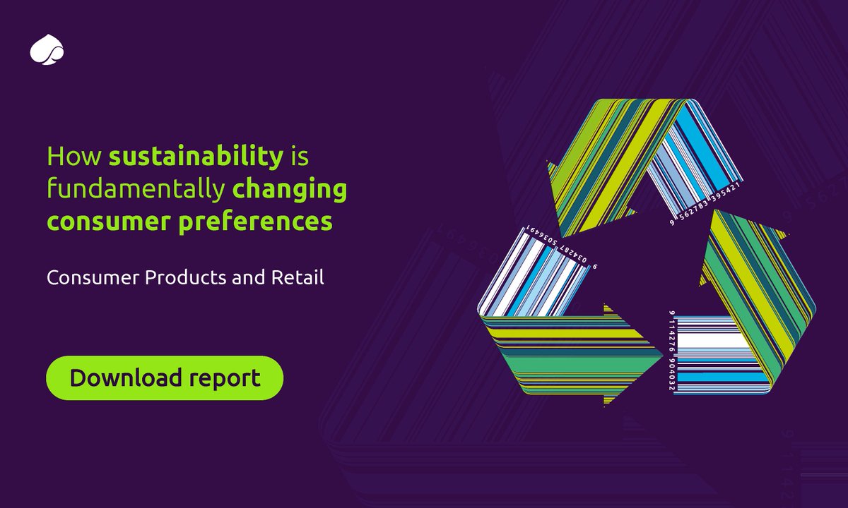 DanRJames's tweet photo. How are your purchases affected by sustainability?

Capgemini’s “How sustainability is fundamentally changing consumer preferences” study found that as many as eight out of ten consumers are making sustainability-based purchases♻️ 

#Sustainability

https://t.co/kraerAmIxP https://t.co/3RPT8ERPLW