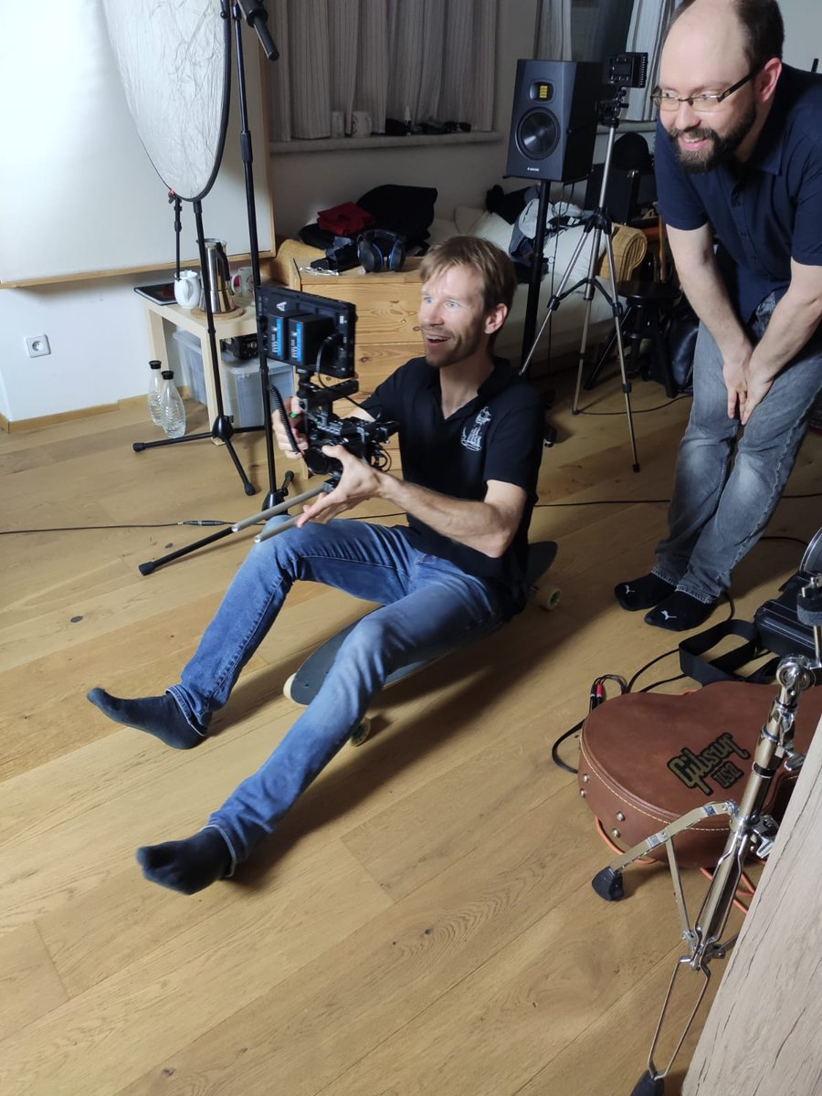 OrthogonalRec's tweet photo. Having fun shooting a music video in the live room. 

 #director #film #music #filmmaker #musician #artist  #producer #instamusic https://t.co/yhRat56lU8