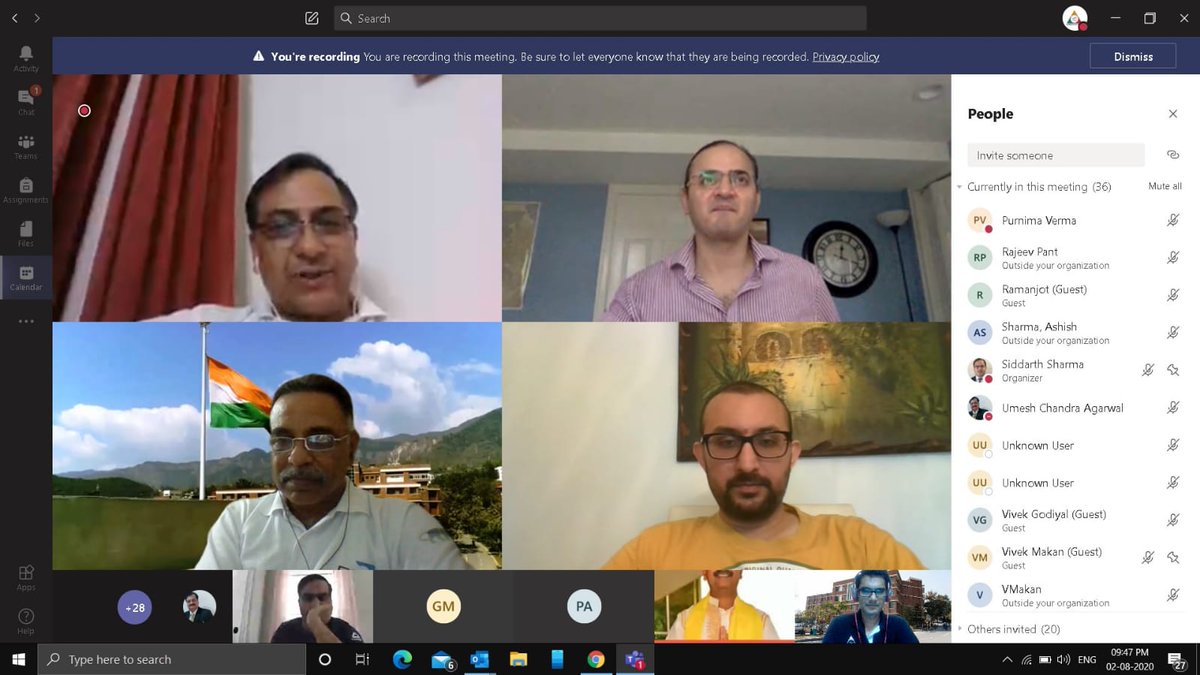 dit_university's tweet photo. Here’s a happy glimpse of our North America Reunion! Reminiscence of the good old days along with an insightful update on the COVID-19 initiatives taken by DIT University Alumni Association.
#emeet #virtualmeet #alumniconclave #ditualumni #covid19 #uschapter #northamerica https://t.co/EN7gQ6XH4Q
