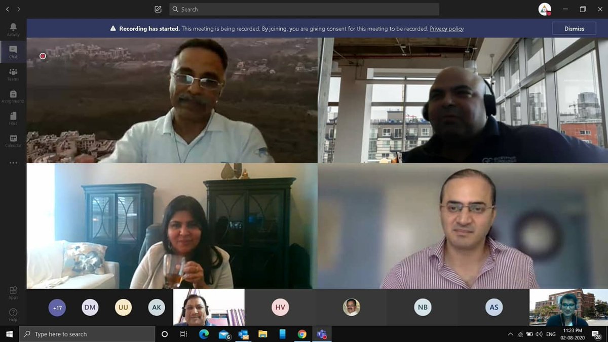 dit_university's tweet photo. Here’s a happy glimpse of our North America Reunion! Reminiscence of the good old days along with an insightful update on the COVID-19 initiatives taken by DIT University Alumni Association.
#emeet #virtualmeet #alumniconclave #ditualumni #covid19 #uschapter #northamerica https://t.co/EN7gQ6XH4Q